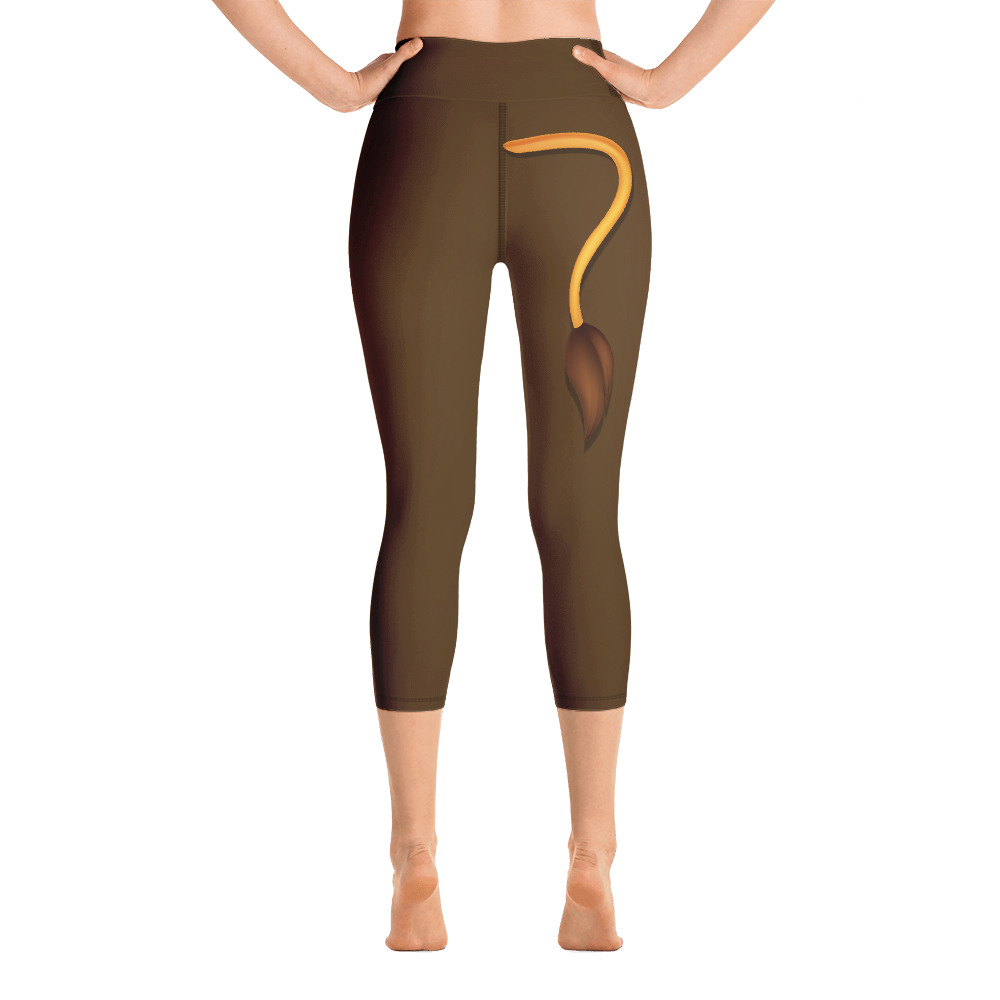 Lion Tail Yoga Capri Leggings