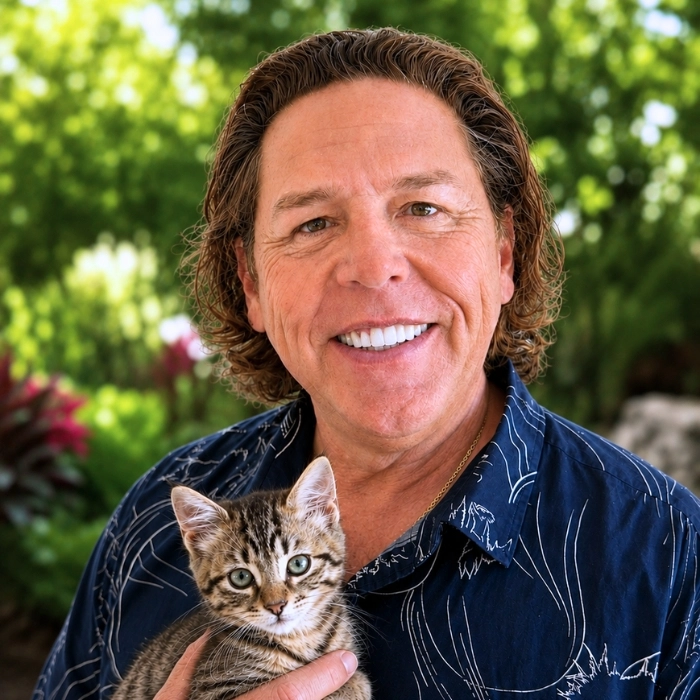 Headshot of Keoni Vaughn, Lanai Cat Sanctuary Executive Director
